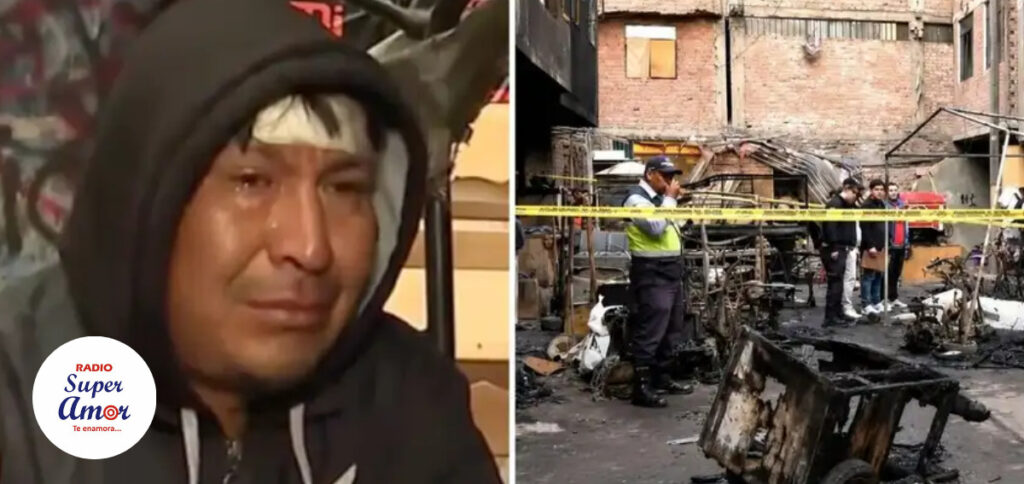 Padre que perdió a su esposa y tres hijos en voraz incendio en La Victoria pide justicia: «No pude salvarlos»